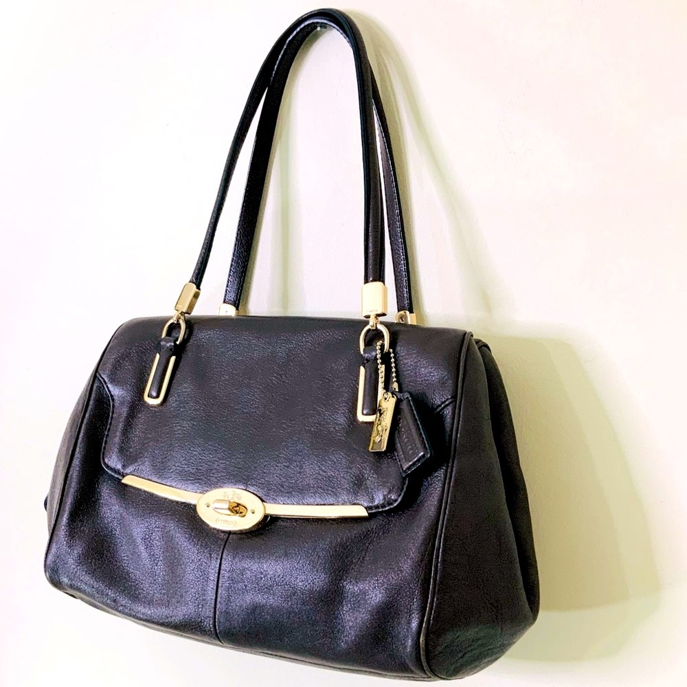 Coach No. G1394-25169 Madison Leather Satchel